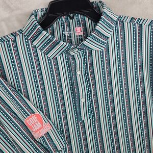 Iron Oak Cowboy Polo Pearl Snaps Mens Mens‎ Large Randy Rodgers Golf Jam